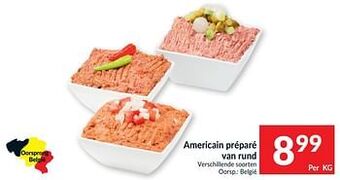 Intermarché Americain préparé van rund aanbieding