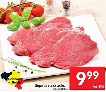 Intermarché Gepelde rundsteaks ii aanbieding