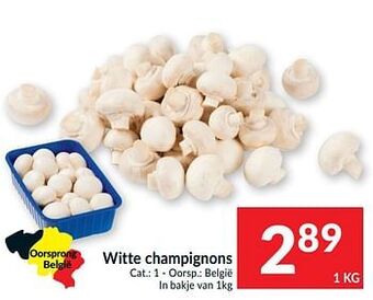 Intermarché Witte champignons aanbieding