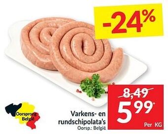 Intermarché Varkens- en rundschipolata’s aanbieding