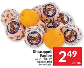 Intermarché Sinaasappels papillon aanbieding