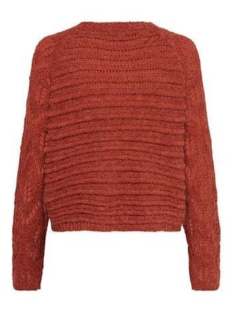 Berca Shoes Only Trui Only Trui Met Motief - Bordeaux aanbieding