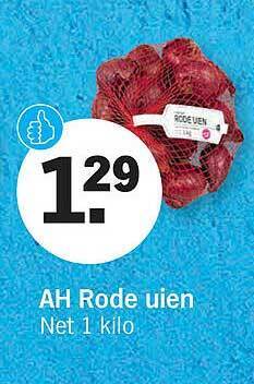 Albert Heijn Ah Rode Uien aanbieding