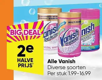 Big Bazar All Vanish Diverse Soorten aanbieding