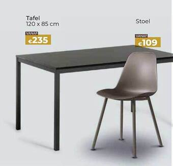 Euroshop Tafel, Stoel aanbieding