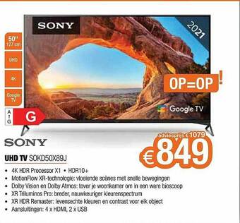 Sony Uhd Tv Sokd50x89j