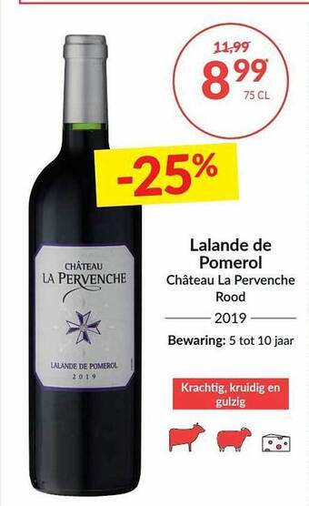 Intermarché Lalande De Pomerol Château La Pervenche Rood aanbieding