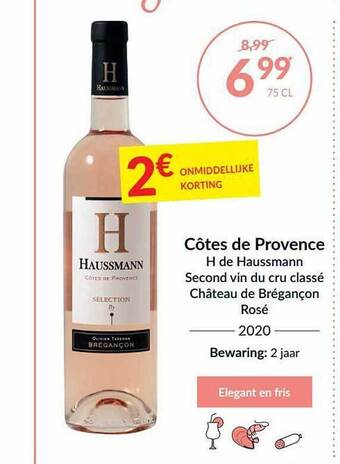 Intermarché Côtes De Provence H De Haussmann aanbieding