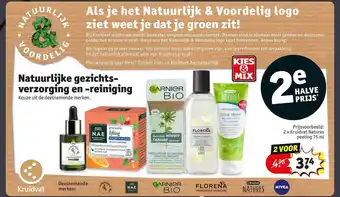 Kruidvat Natuurlijke Gezichts Verzorging En Reiniging aanbieding