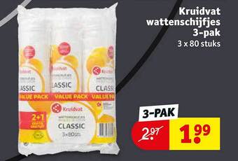 Kruidvat Wattenschijfjes aanbieding