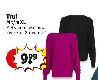 Kruidvat Trui aanbieding