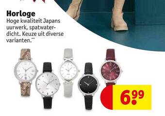 Kruidvat Horloge aanbieding