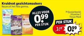 Kruidvat Gezichtsmaskers aanbieding