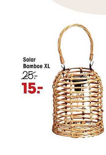 Kwantum Solar Bamboe Xl aanbieding