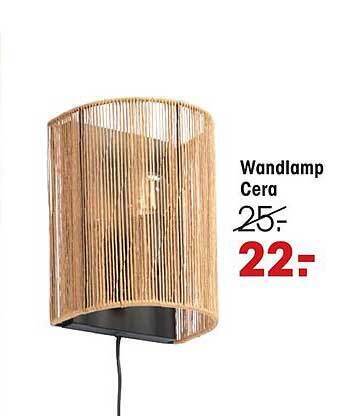 Kwantum Wandlamp Cera aanbieding