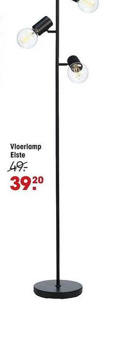 Kwantum Vloerlamp Elste aanbieding