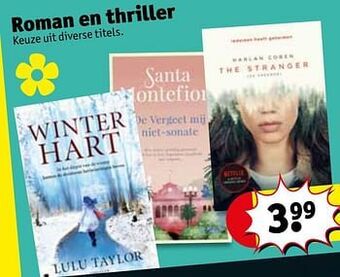 Kruidvat Roman en thriller aanbieding