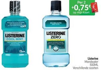 Intermarché Listerine mondwater aanbieding