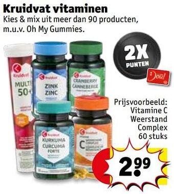 Kruidvat Vitamine c weerstand complex aanbieding