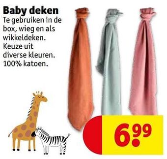 Kruidvat Baby deken aanbieding