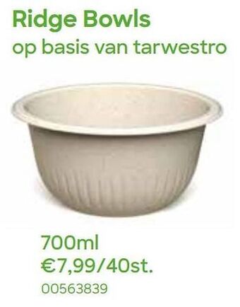 Ridge bowls