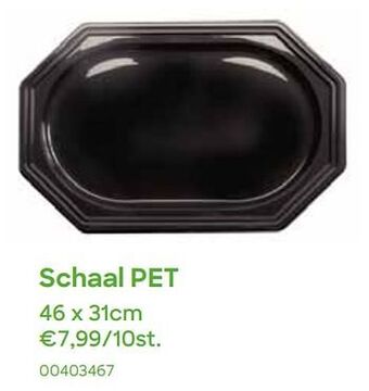 Schaal pet