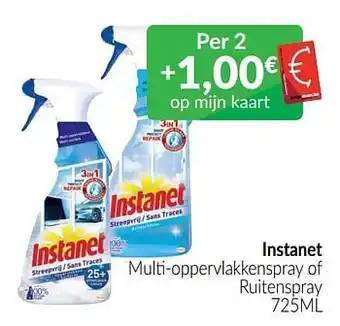 Instanet multi -oppervlakkenspray of ruitenspray