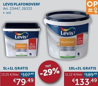 Levis plafondverf