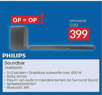 Selexion Soundbar aanbieding