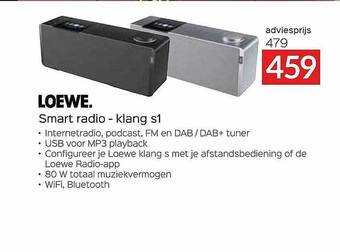 Selexion Loewe Smart Radio - Klang S1 aanbieding