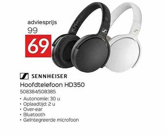 Selexion Sennheiser Hoofdtelefoon Hd350 508384 508385 aanbieding