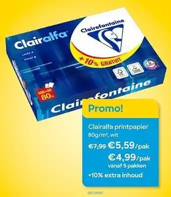 Clairalfa printpapier