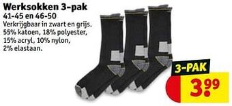Kruidvat Werksokken aanbieding
