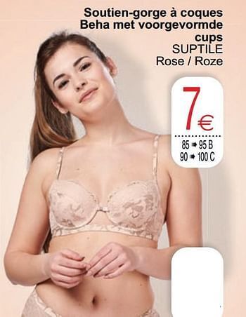 Cora Soutien-gorge à coques beha met voorgevormde cups suptile aanbieding