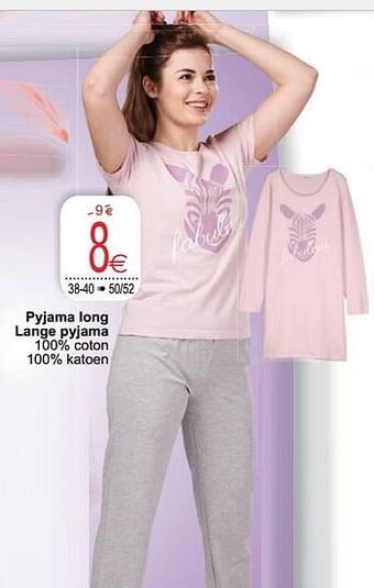 Pyjama long lange pyjama