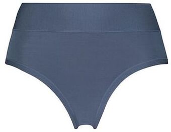 HEMA Damesslip Hoog Modal Middenblauw (middenblauw)