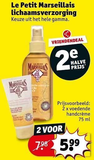 Kruidvat Voedende handcrème aanbieding