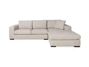 Hoekzetel SANTIAGO longchair rechts - Arnage Sand Beige