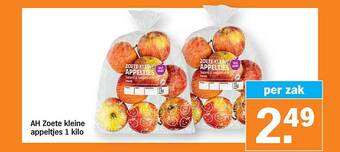 Albert Heijn Ah Zoete Kleine Appeltjes 1 Kilo aanbieding