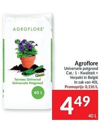 Intermarché Agroflore universele potgrond aanbieding