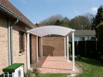 Makro Carport aluminium 400 x 400 cm aanbieding
