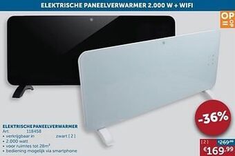 Zelfbouwmarkt Elektrische paneelverwarmer aanbieding