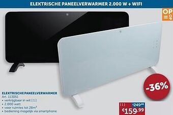 Zelfbouwmarkt Elektrische paneelverwarmer aanbieding
