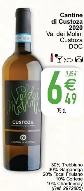 Cantine di custoza 2020 val dei molini custoza doc