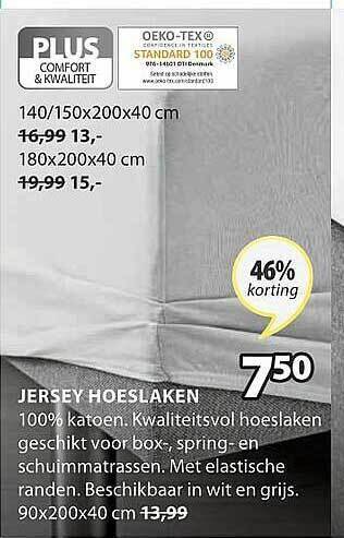 Jersey Hoeslaken