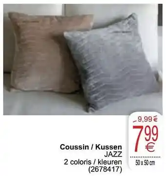 Cora Coussin - kussen jazz aanbieding