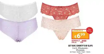 2 Shortys Of Slips