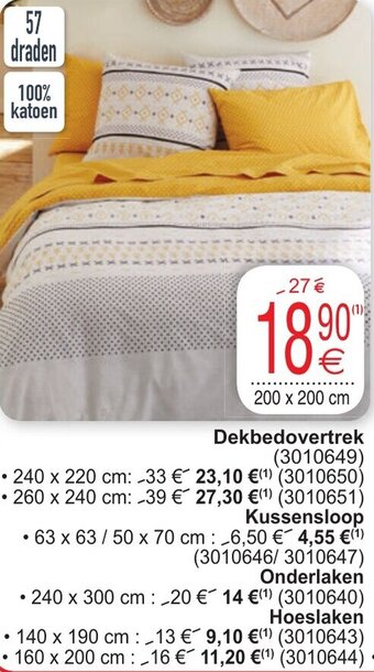 Cora Influx Dekbedovertrek aanbieding