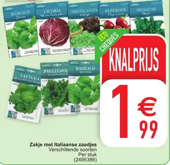 Hortus Zakje met Italiaanse zaadjes