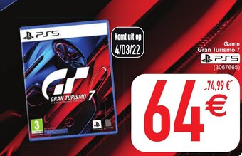 Cora Game Gran Turismo 7 aanbieding